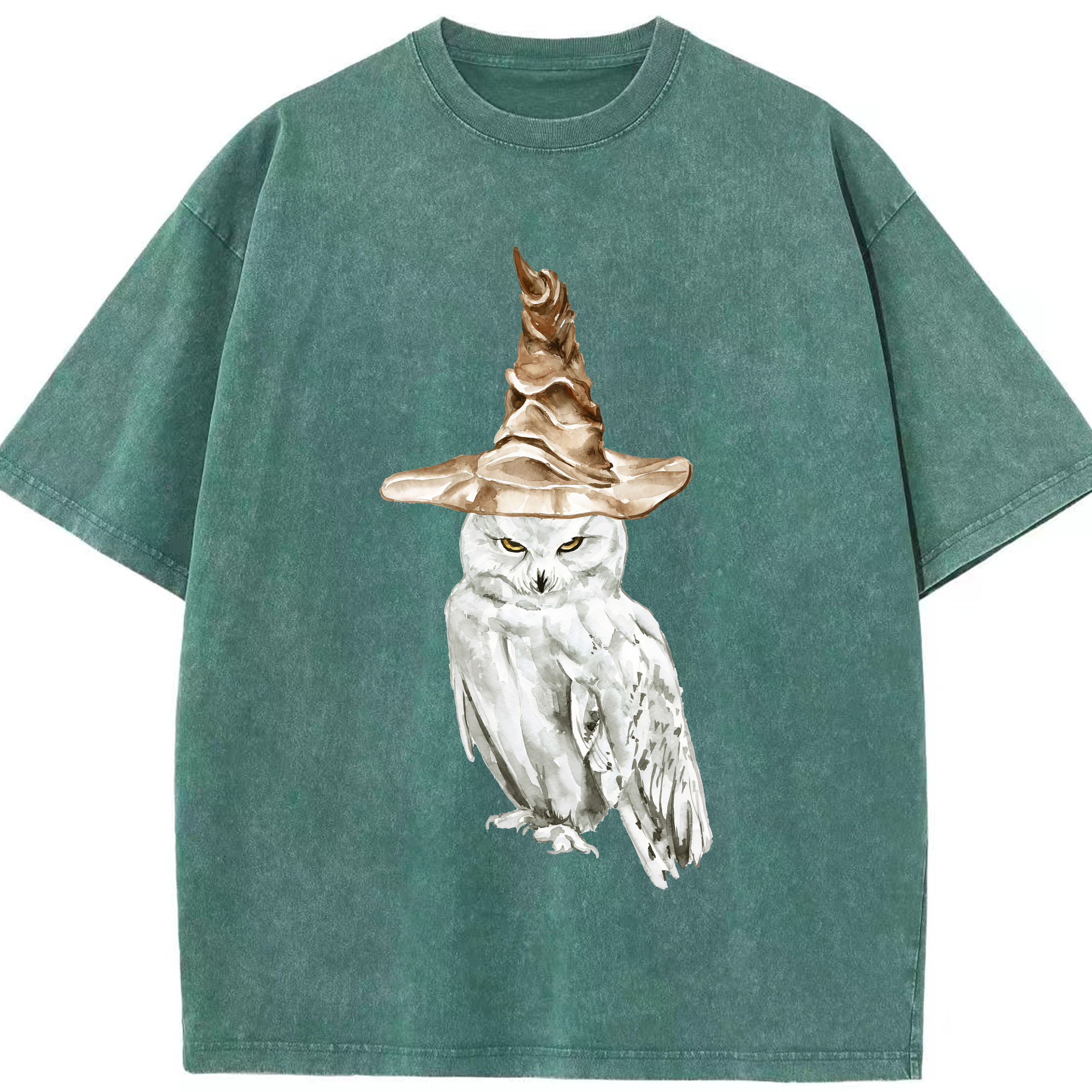 （画像用） Harry Potter ハリー・ポッターシリーズ 綿100% ヴィンテージ風 半袖Tシャツ（フロントプリント）